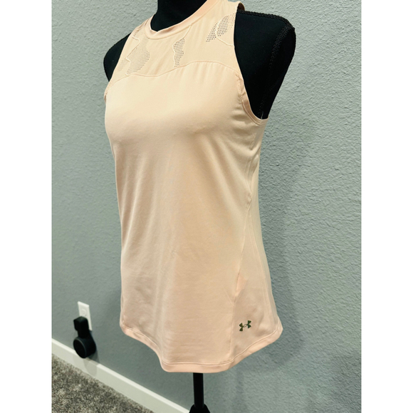 Under Armour Rush Women's Pink Athletic Top - Size S - Picture 2 of 7